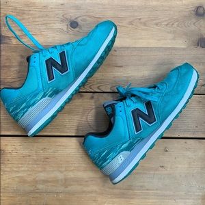 New Balance 574 Turquoise Shoes